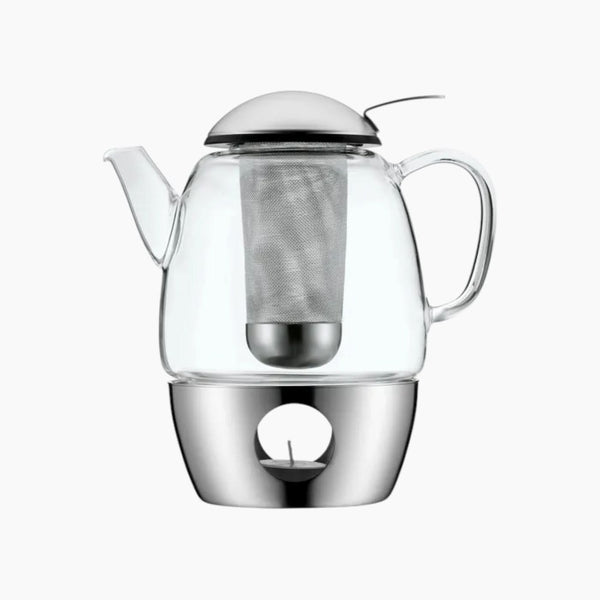 مجموعة إبريق الشاي مع سخان