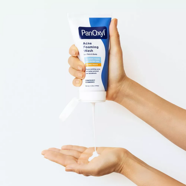 PanOxyl غسول رغوي لحب الشباب 10% بنزويل بيروكسايد 156 جم