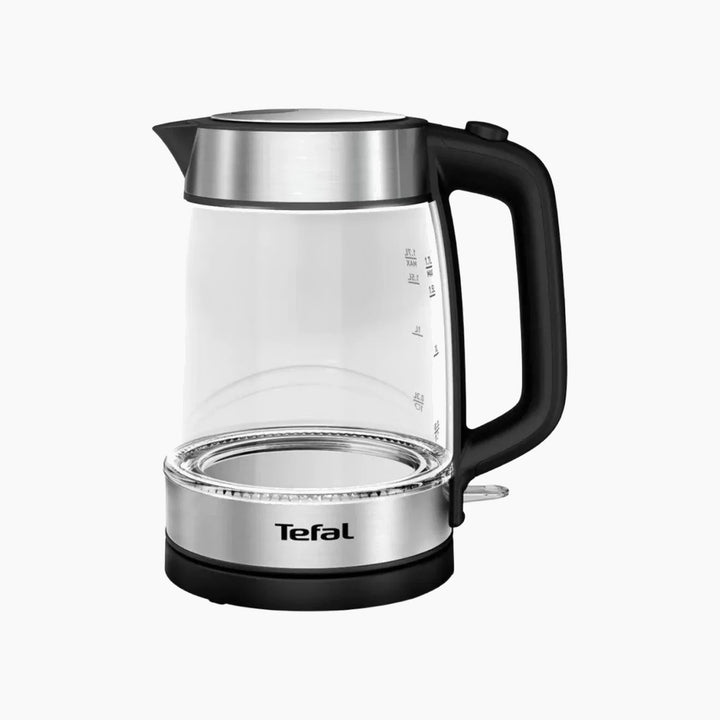 Tefal Inox Glass Electric Kettle - 1.7L