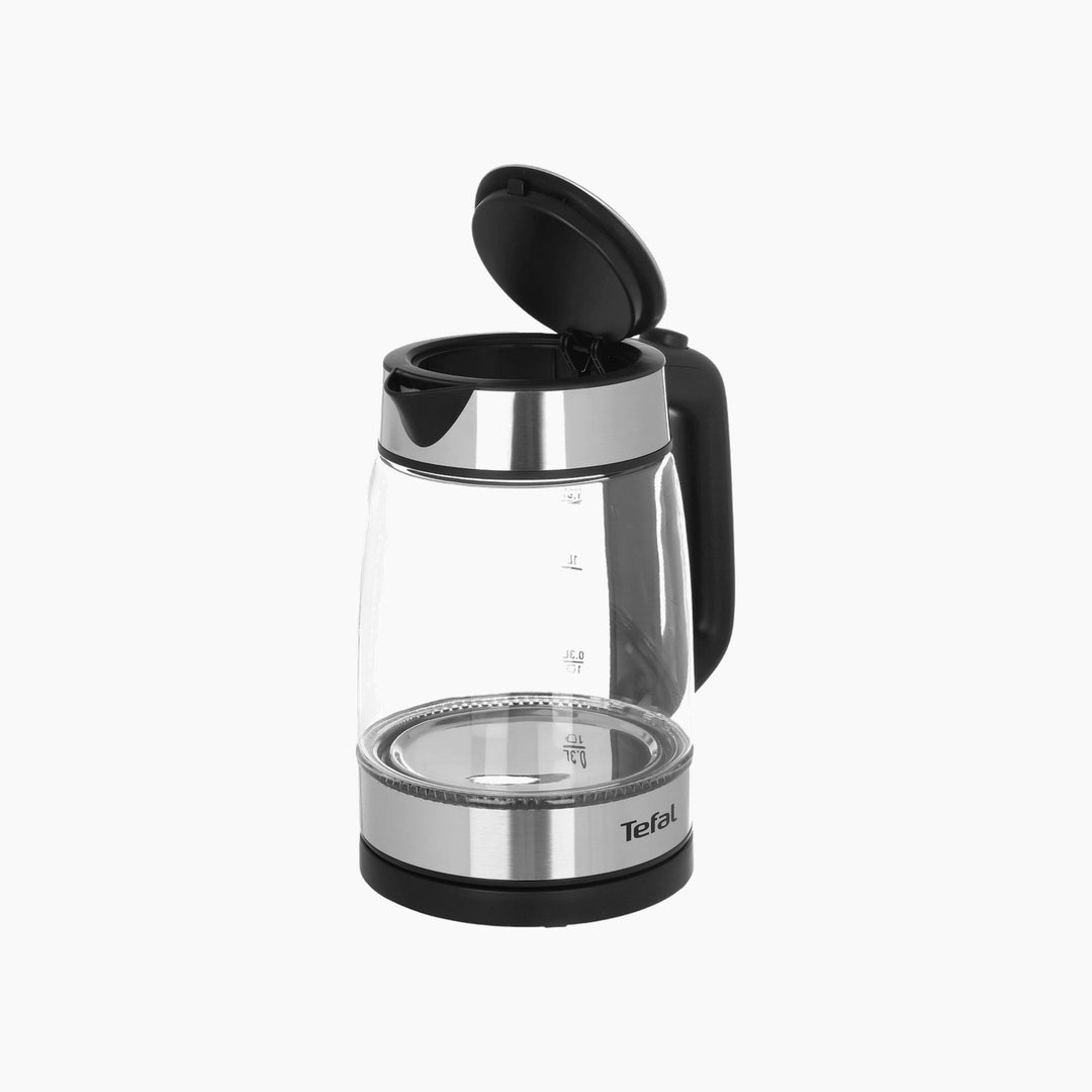 Tefal Inox Glass Electric Kettle - 1.7L