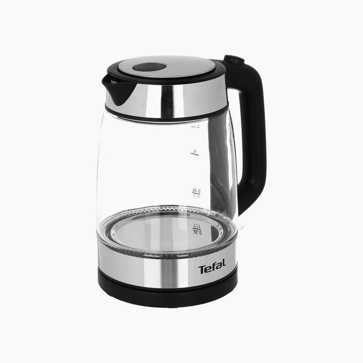 Tefal Inox Glass Electric Kettle - 1.7L