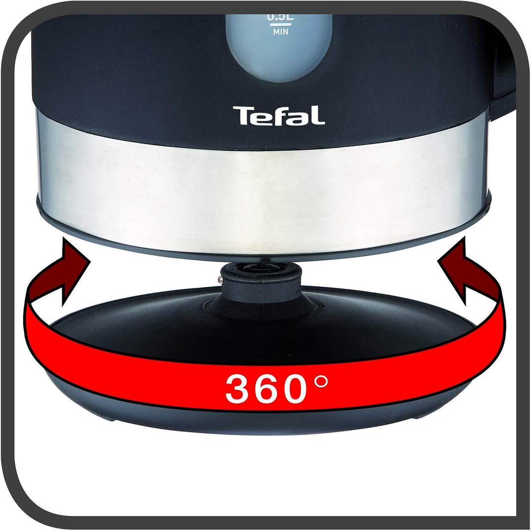 Tefal Equinox Electric Kettle - 1.7L, Black