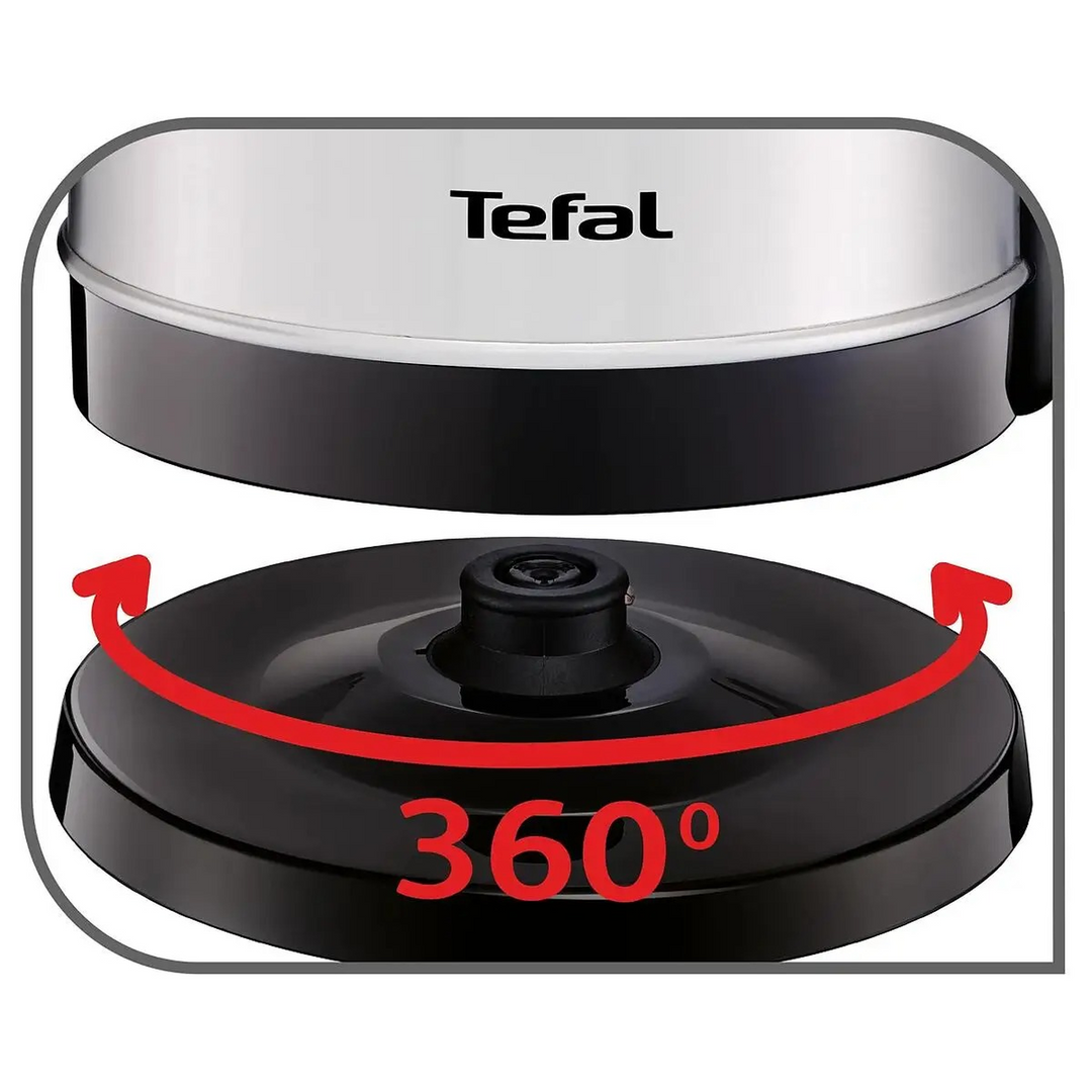 Tefal Good Value Electric Kettle - 2400W, 1.7L, Stainless Steel