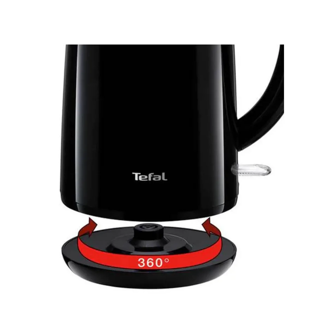 Tefal Safe Tea Electric Kettle - 1.7L, Black