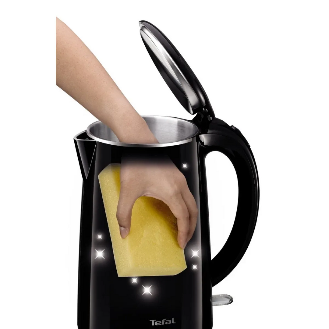 Tefal Safe Tea Electric Kettle - 1.7L, Black