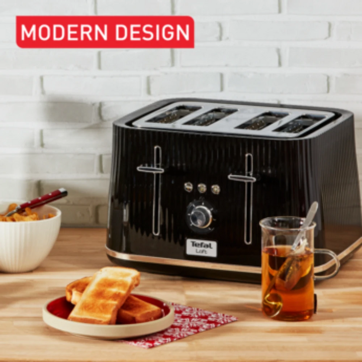 Tefal Loft Toaster - 4 Slots, Modern