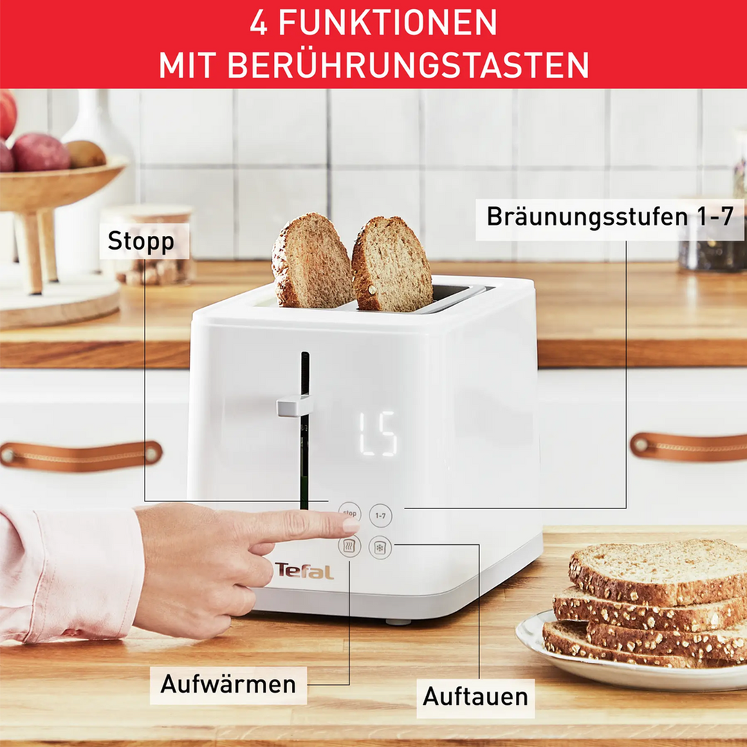 Tefal Sense Toaster - White