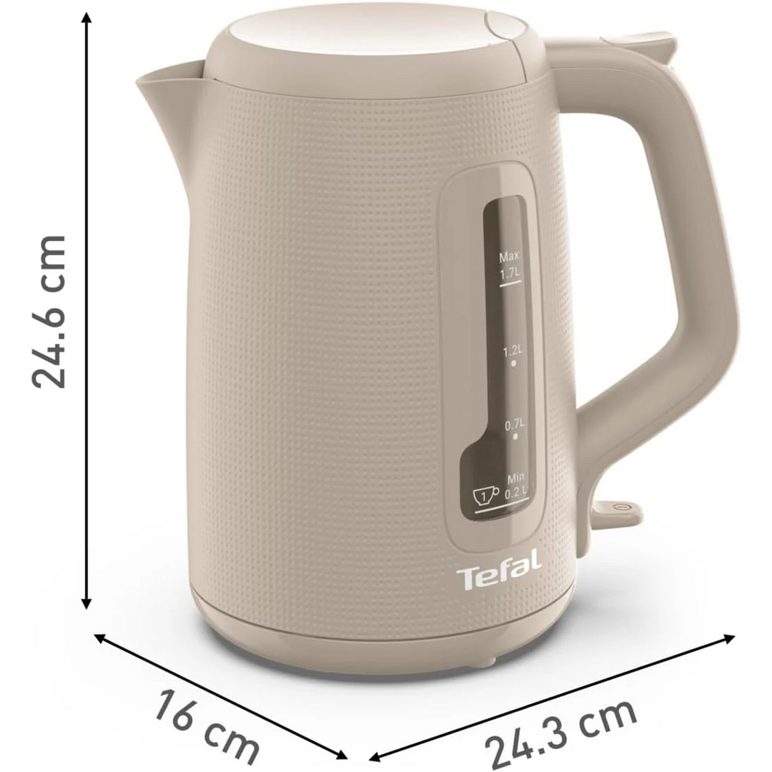 Tefal Morning Electric Kettle - 1.7L, Fair Grey