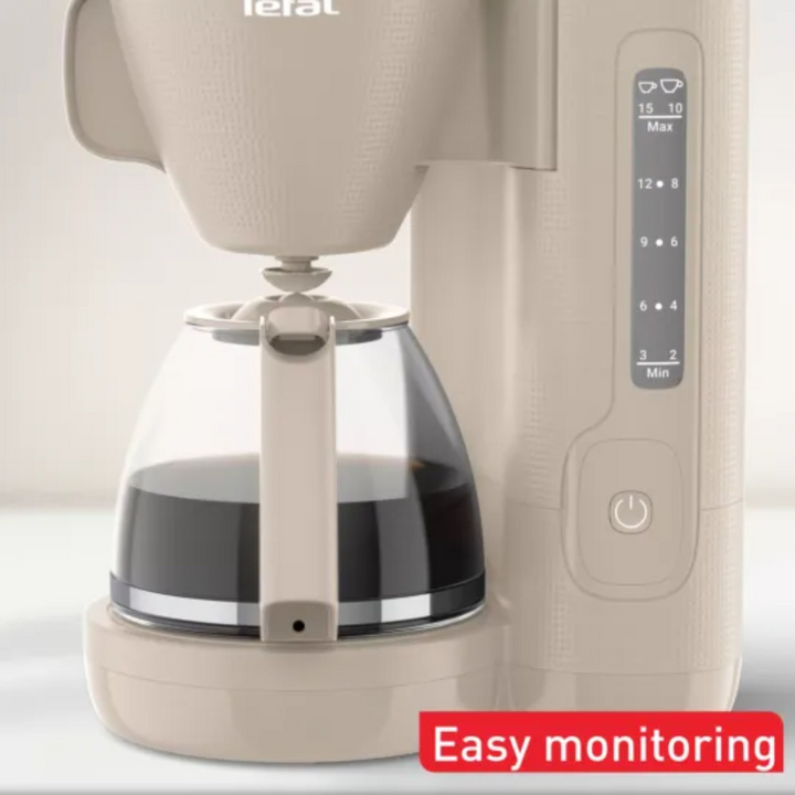 Tefal Morning Filter Coffee Maker - 1.25L Fair Grey