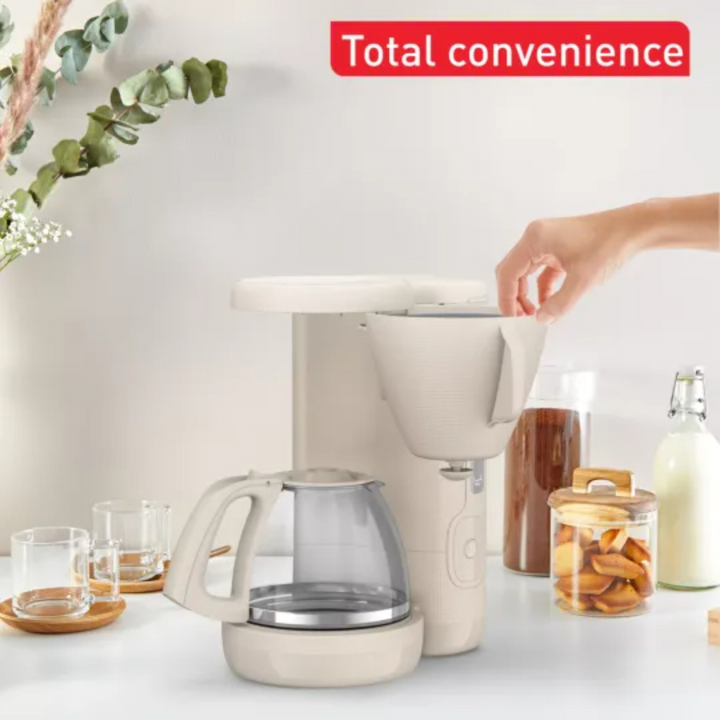 Tefal Morning Filter Coffee Maker - 1.25L Fair Grey