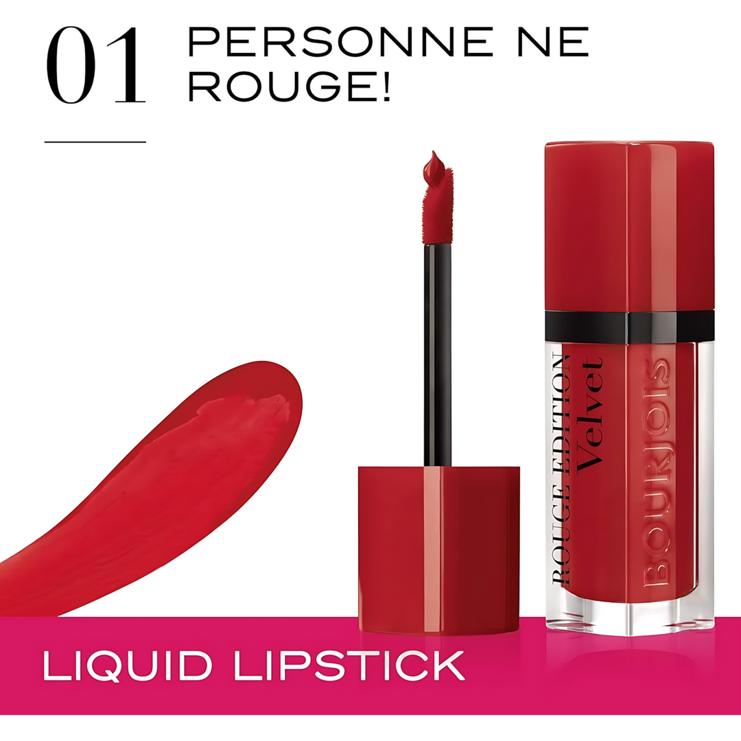Bourjois Rouge Edition Velvet Liquid Lipstick With A Matte Effect