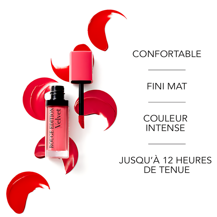 Bourjois Rouge Edition Velvet Liquid Lipstick With A Matte Effect - HUNA