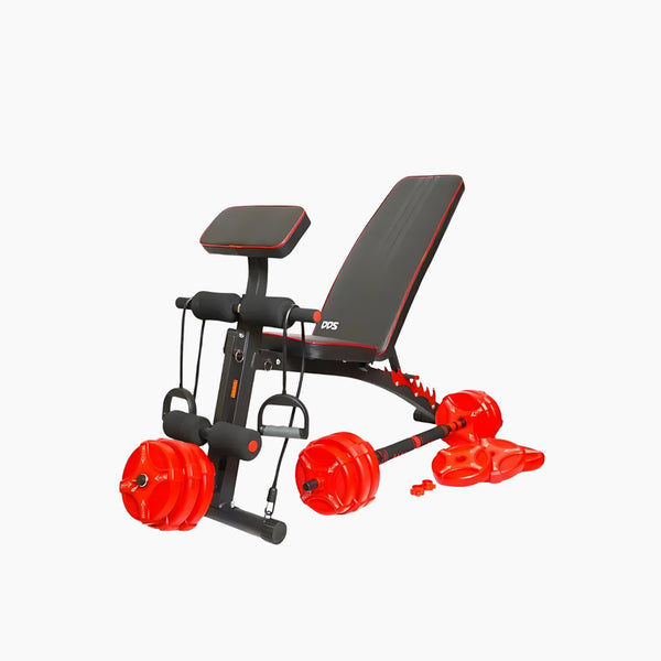 30kg Multifunction Weight Bench Set