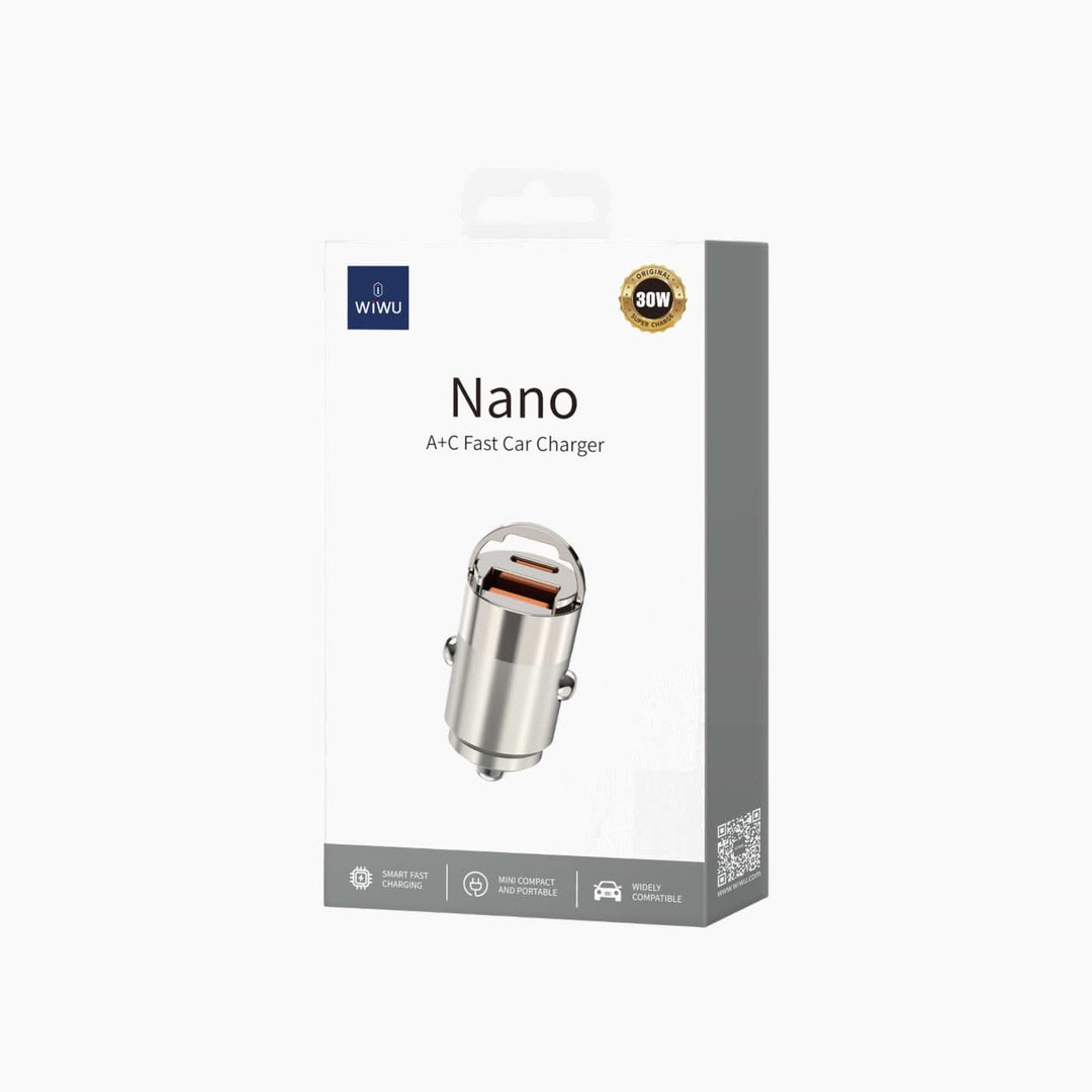 Wiwu 30W Nano Fast Car Charger