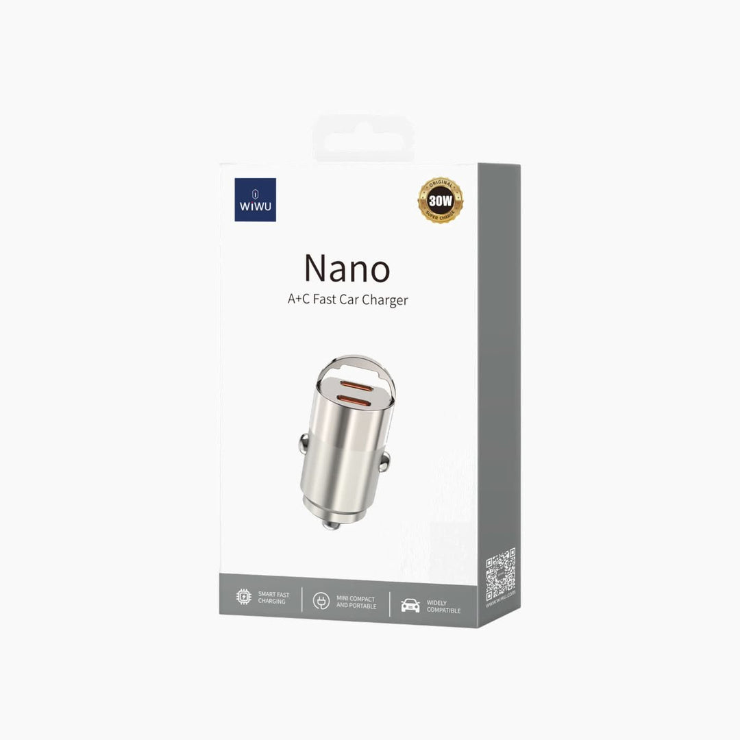 Wiwu 30W Nano Fast Car Charger