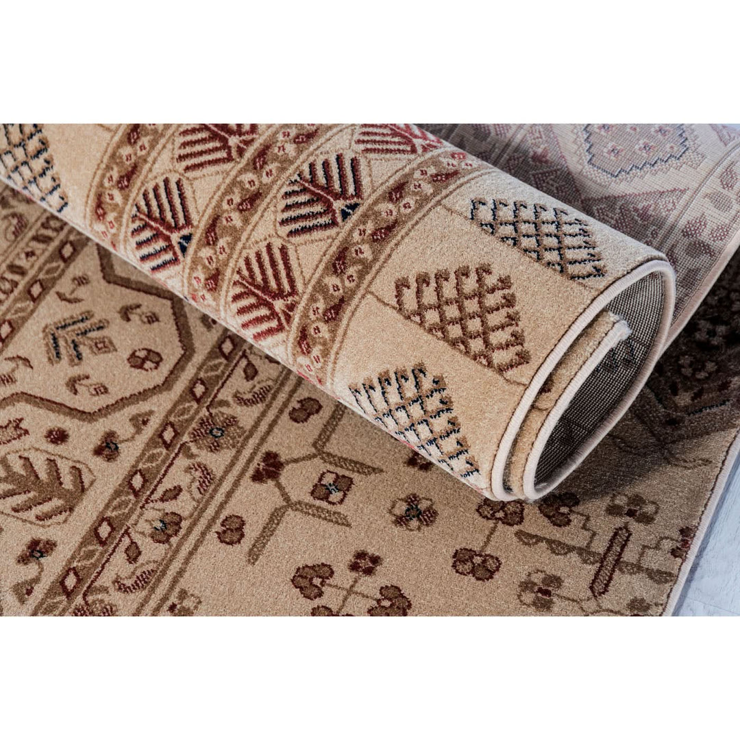 Spazio Home Antique Beige Persian Rug - HUNA