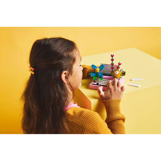 LEGO Typewriter with Flowers- 363 Pcs