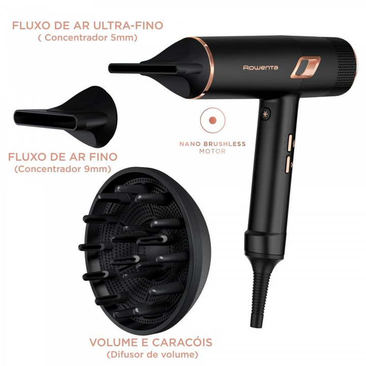 Tefal Ultimate Experience Hair Dryer - Black