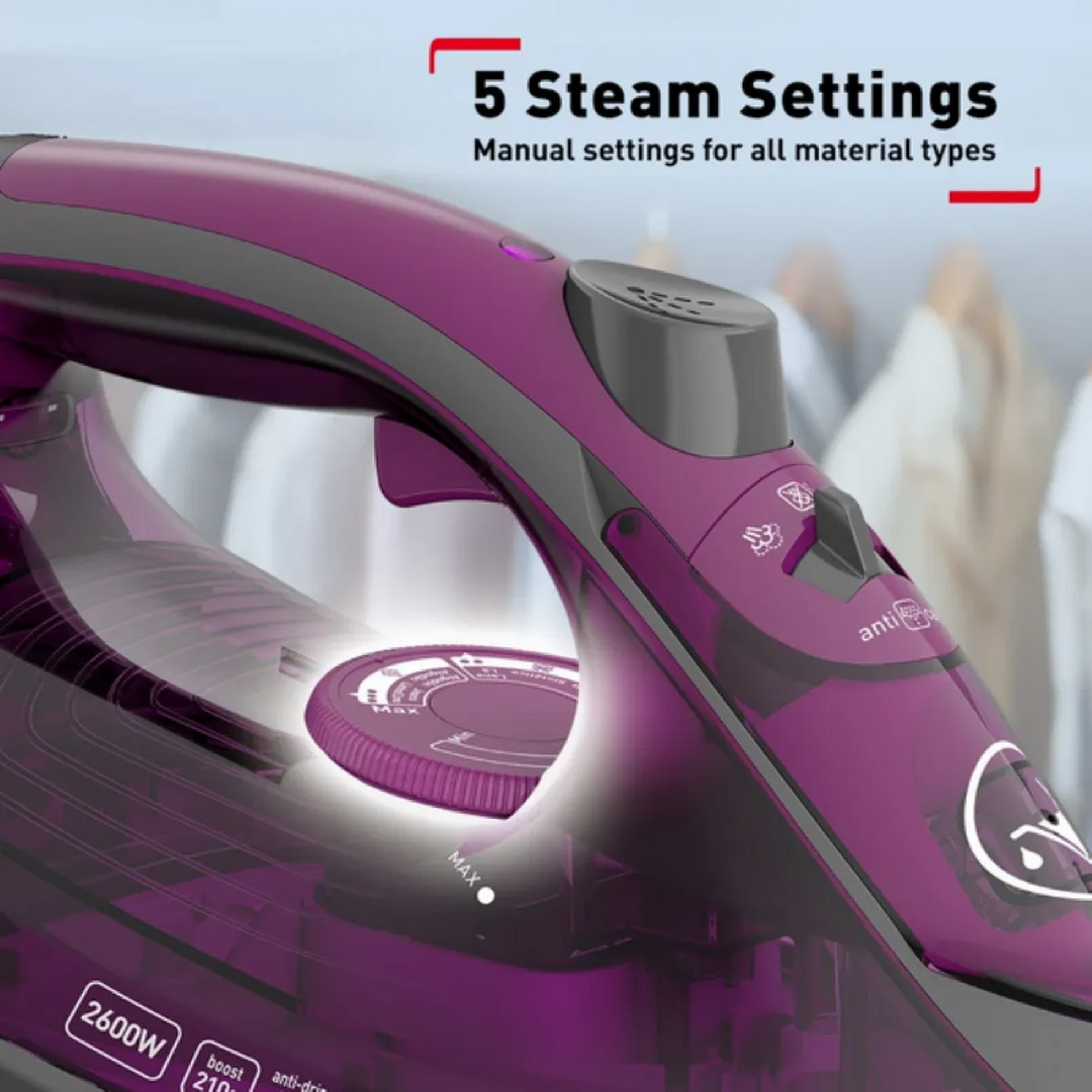 Tefal Express Steam Iron - 2600W, Lilac