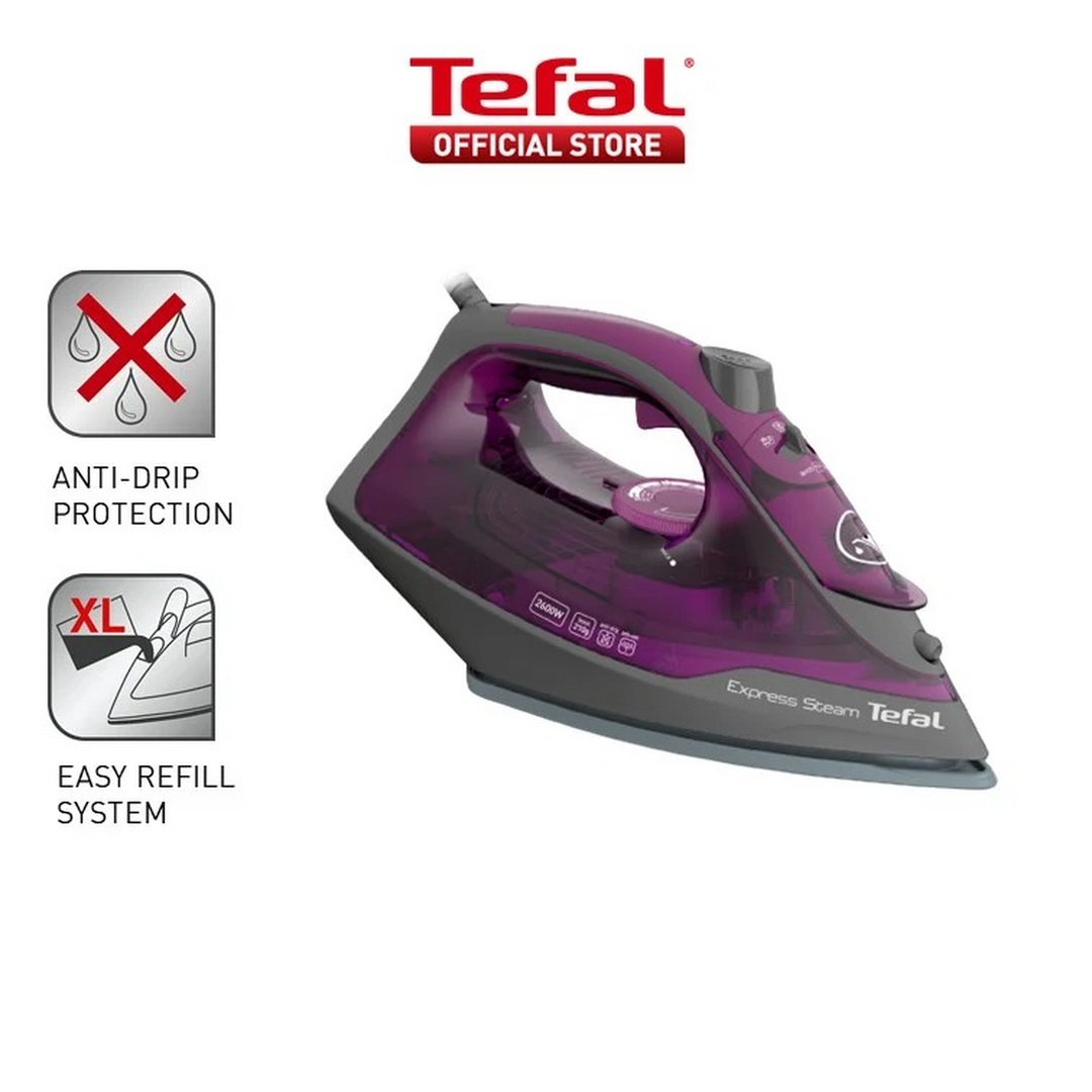 Tefal Express Steam Iron - 2600W, Lilac