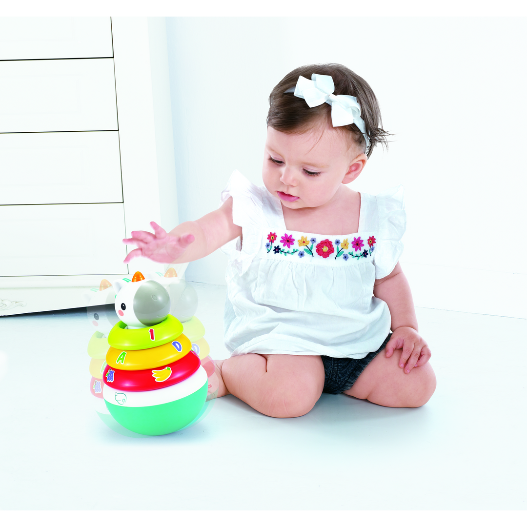 Hola Roly-Poly Unicorn Baby Toy