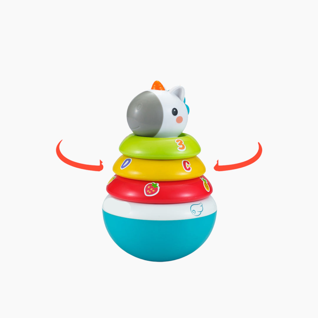 Hola Roly-Poly Unicorn Baby Toy