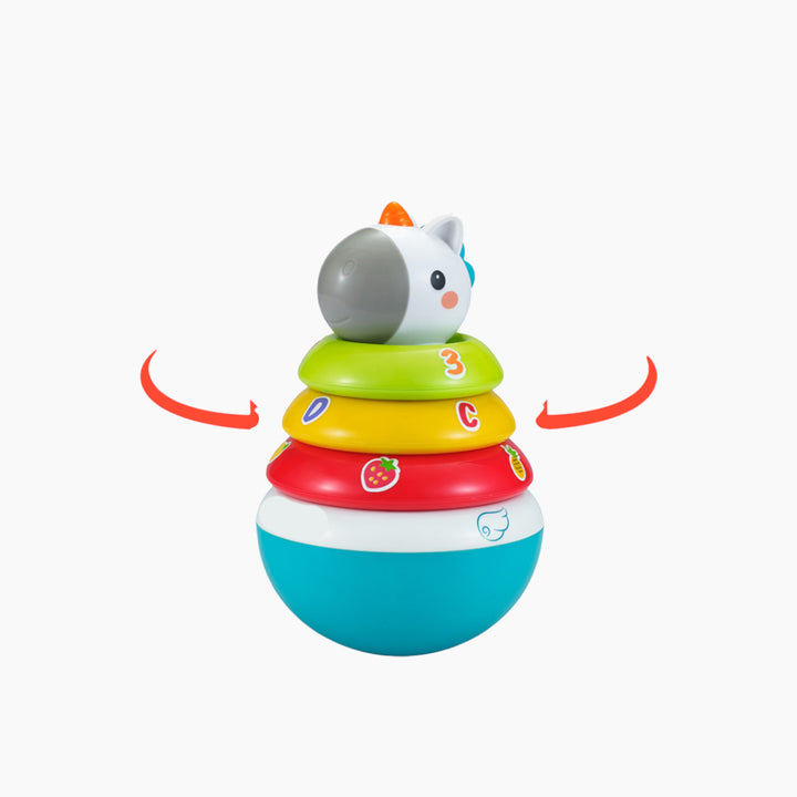 Hola Roly-Poly Unicorn Baby Toy