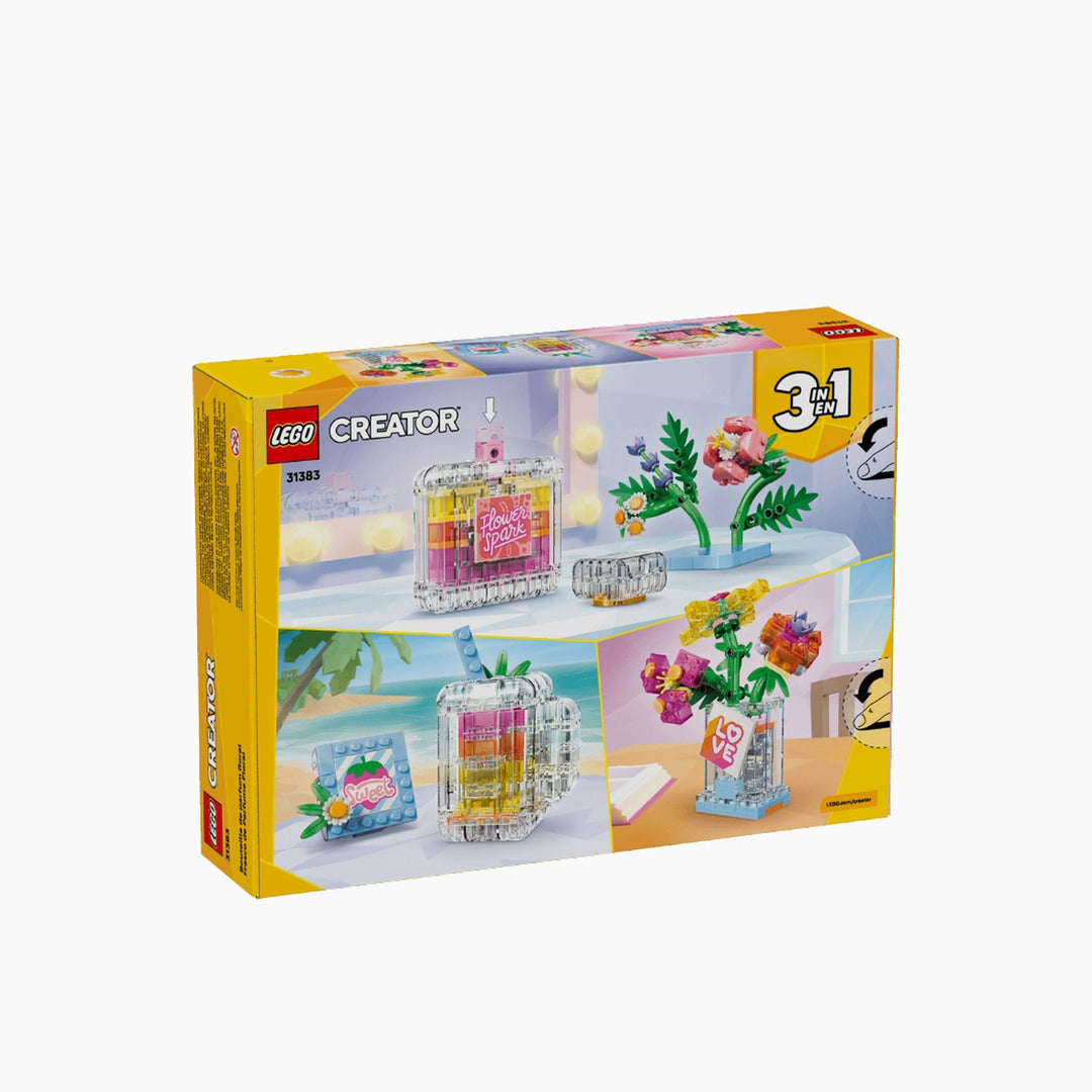 LEGO Floral Decor Perfume Bottle