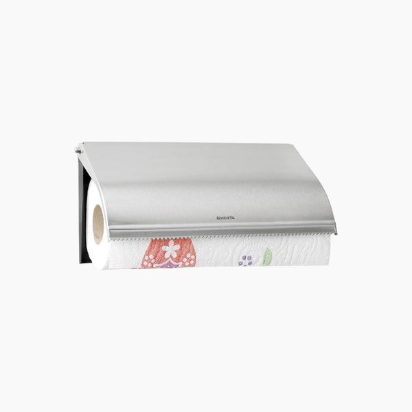 Brabantia Kitchen Roll Holder Mounted Matt Steel