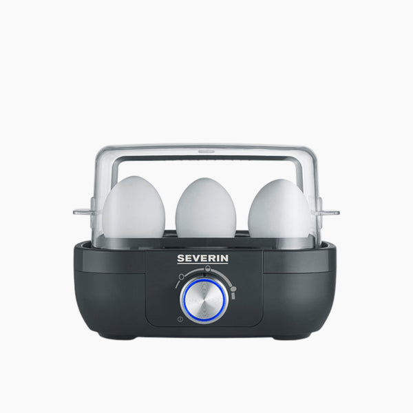 EK 3163 Egg Cooker, 3 Eggs, Electronic Time Control, Stainless Steel/Black