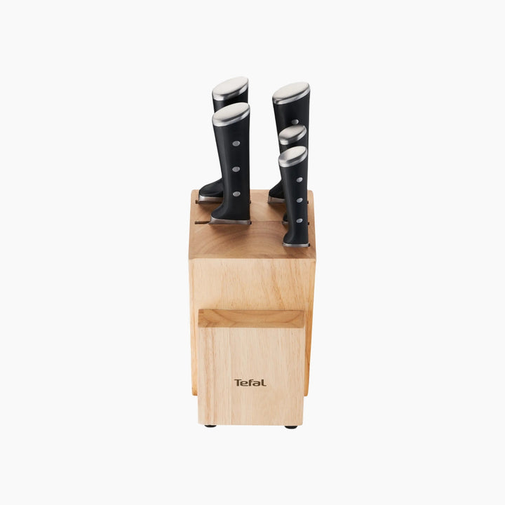 Tefal Ice Force 5-Piece Knife Block Set