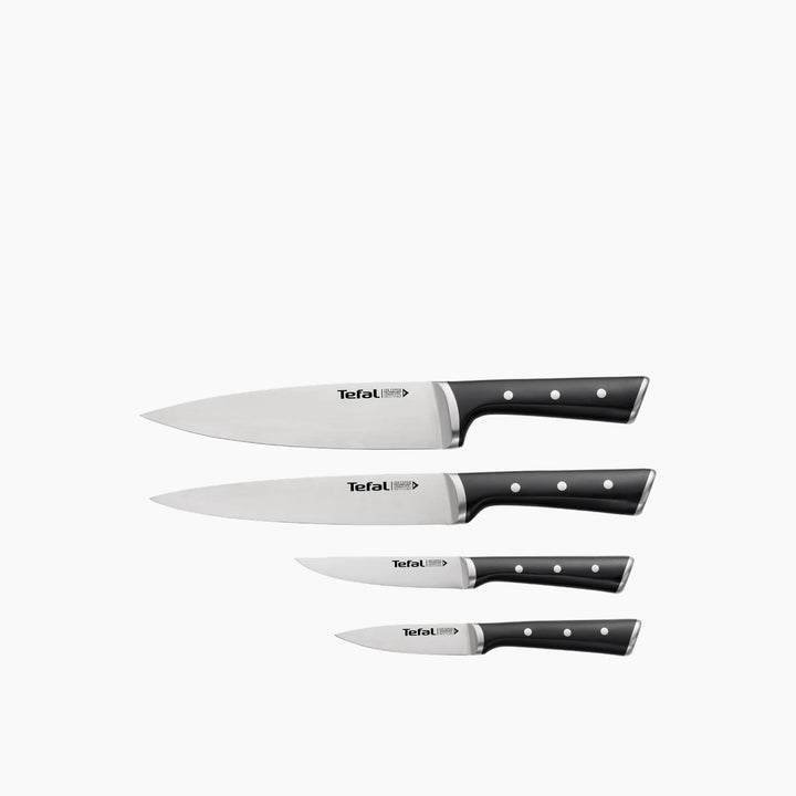 Tefal Ice Force Stainless Steel 4-Piece Knife Set