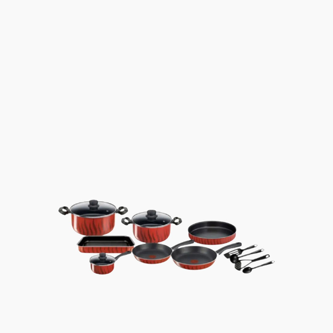Tefal G6 Tempo Flame 14 Pcs Set