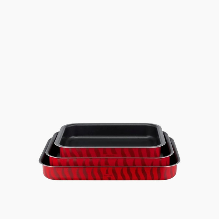 Tefal Tempo Flame Ovenware Set of 3 Oven Dishes