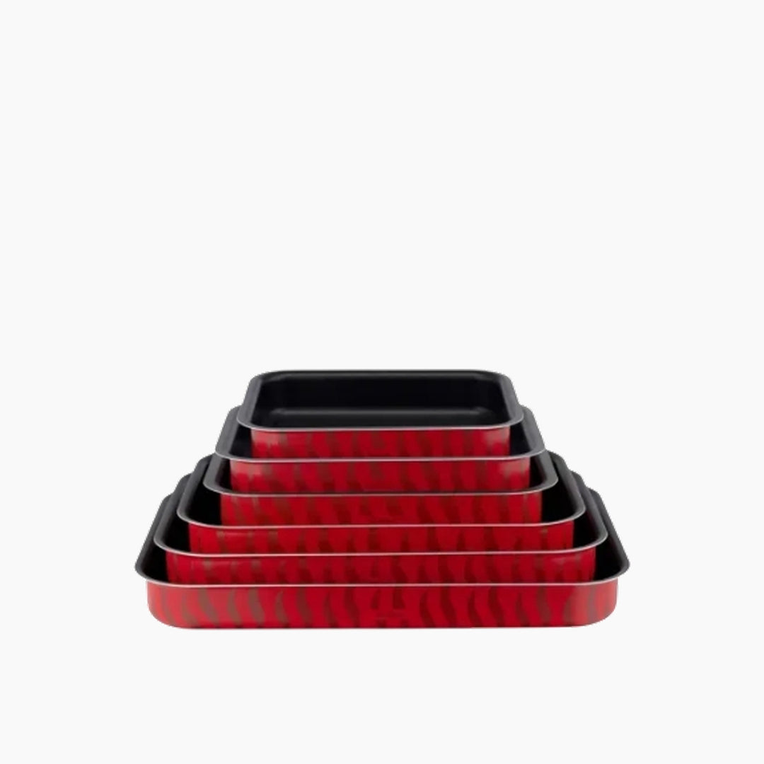 Tefal Tempo Flame Ovenware Set of 6 Rectangular