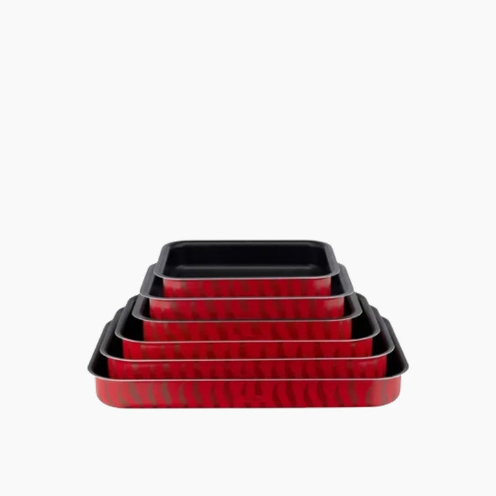 Tefal Tempo Flame Ovenware Set of 6 Rectangular
