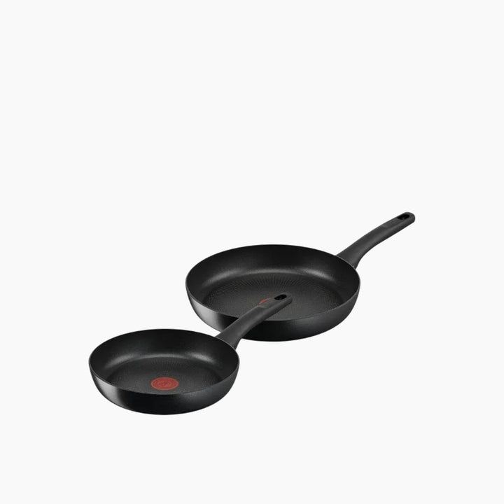 Tefal Hard Titanium On, Frying Pan Set 24 cm-28 cm