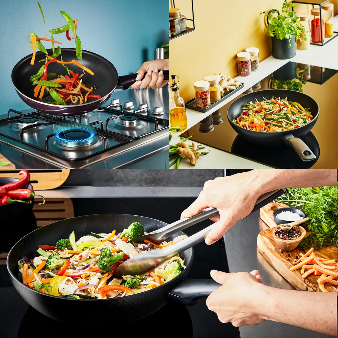 Tefal EStainless Steelential Beige Frypan