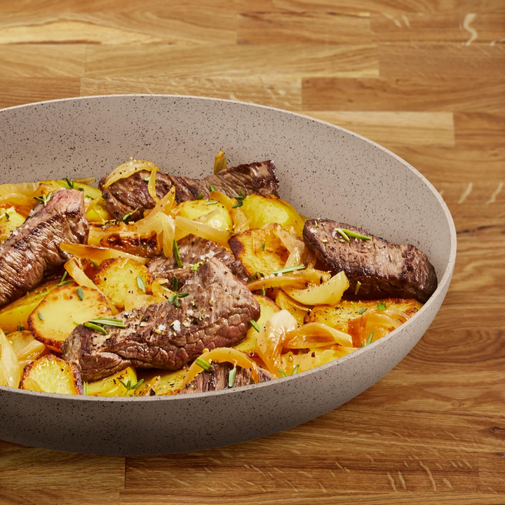 Tefal EStainless Steelential Beige Frypan