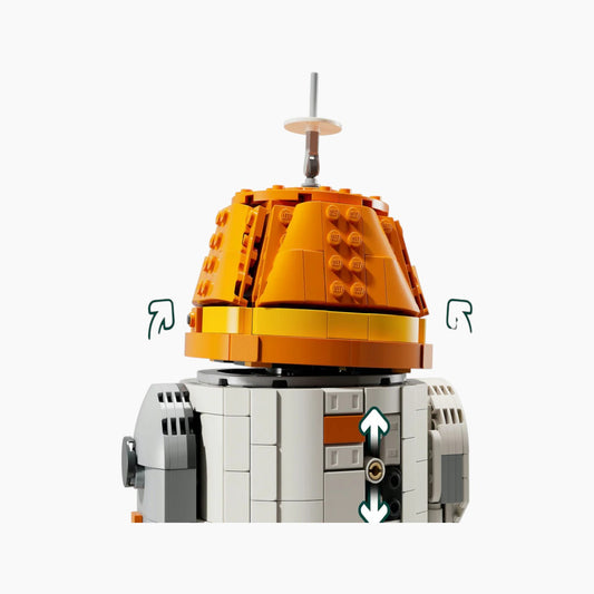 Lego Chopper C1 - 10P Astromech Droid - 1039 Pcs