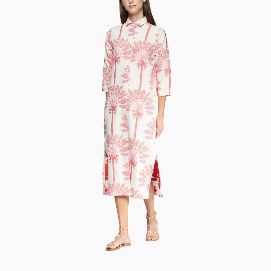 Vilagallo Diana Palmera Jacquard Dress