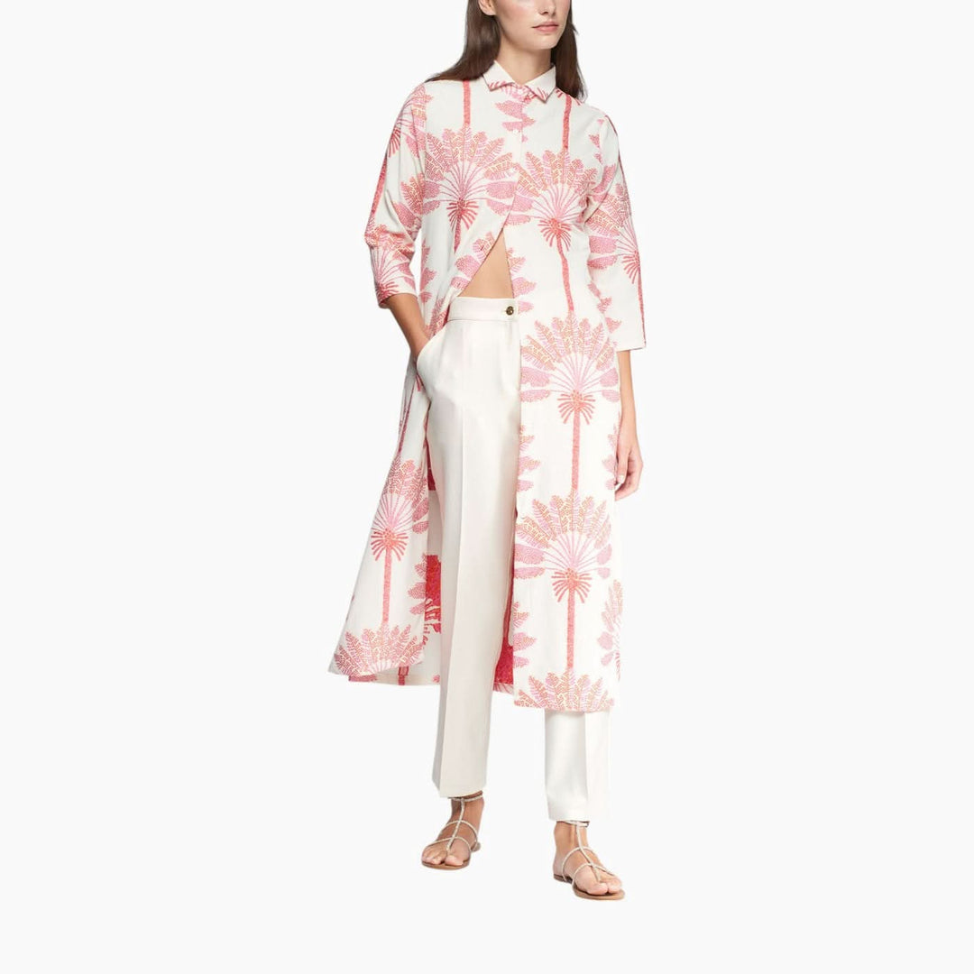 Vilagallo Diana Palmera Jacquard Dress