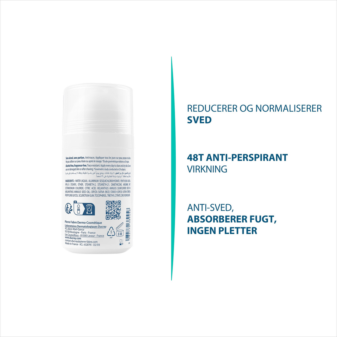 Ducray Hidrosis Roll On 40Ml - HUNA