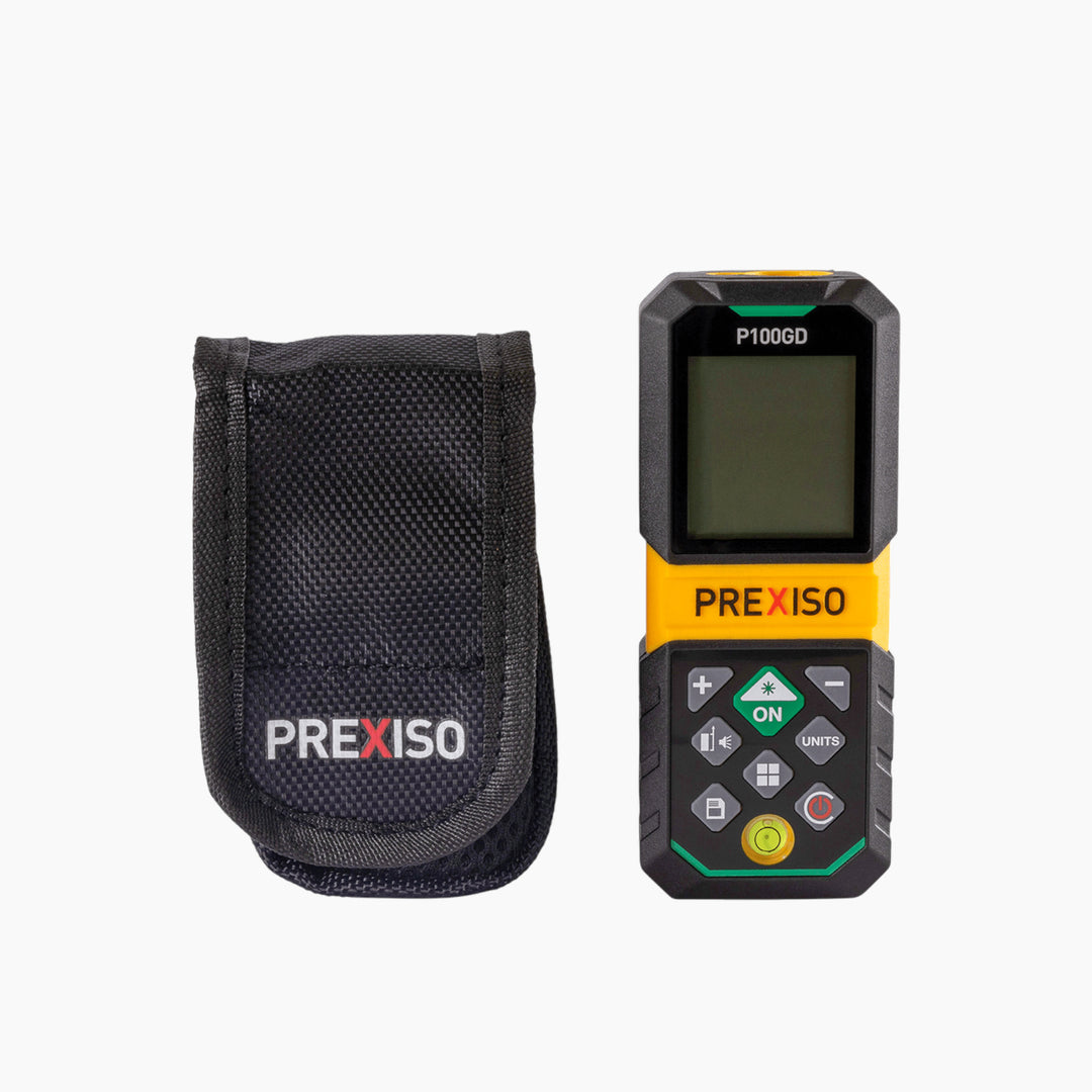 Prexiso 330Ft/100M Rechargeable Green-Beam Distance Measure