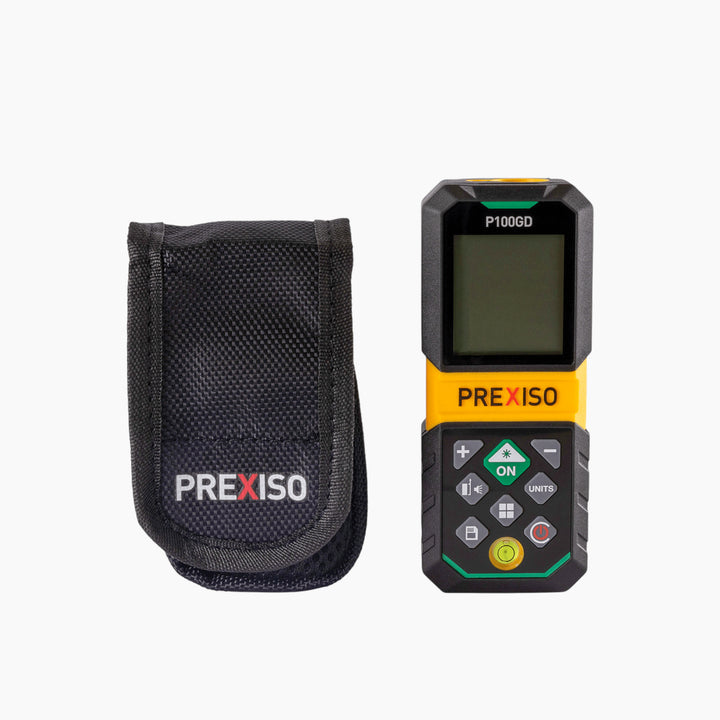 Prexiso 330Ft/100M Rechargeable Green-Beam Distance Measure