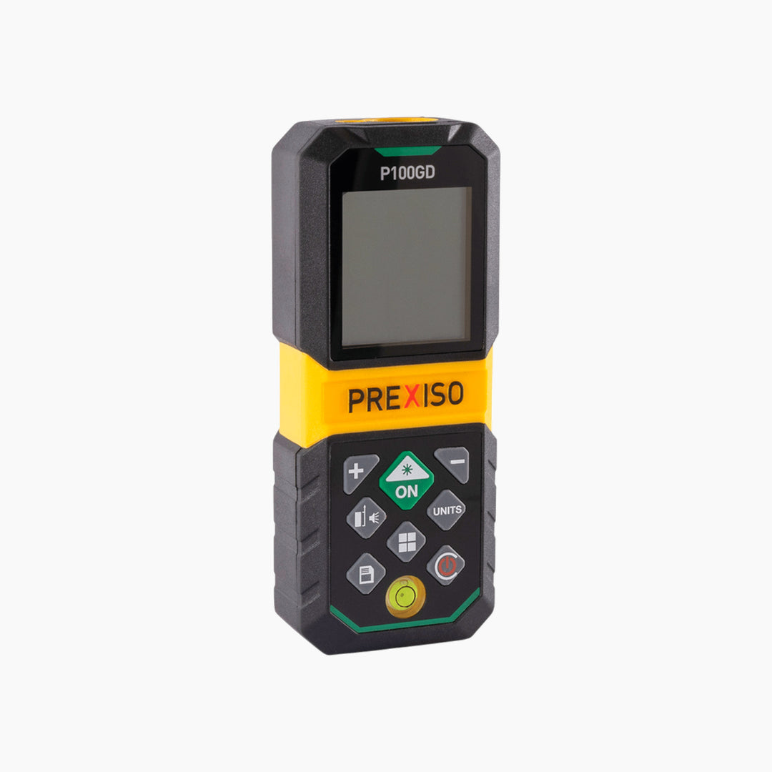 Prexiso 330Ft/100M Rechargeable Green-Beam Distance Measure