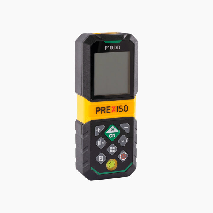 Prexiso 330Ft/100M Rechargeable Green-Beam Distance Measure