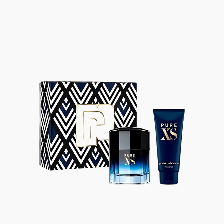 Paco Rabanne Pure Xs EDT 100Ml + Shower Gel 100Ml Gift Set For Men - HUNA