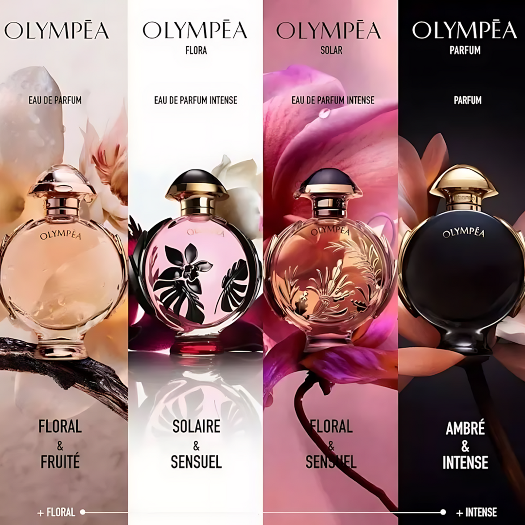 Paco Rabanne Olympea Parfum For Women black bottle with golden wings