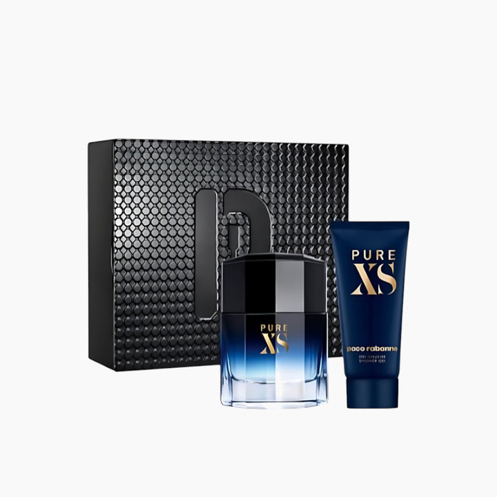 Paco Rabanne Pure Xs EDT 100Ml + Shower Gel 100Ml Gift Set For Men - HUNA